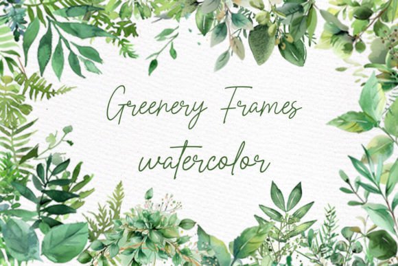 Download Greenery Watercolor Clipart Foliage Png - Foliage Collection