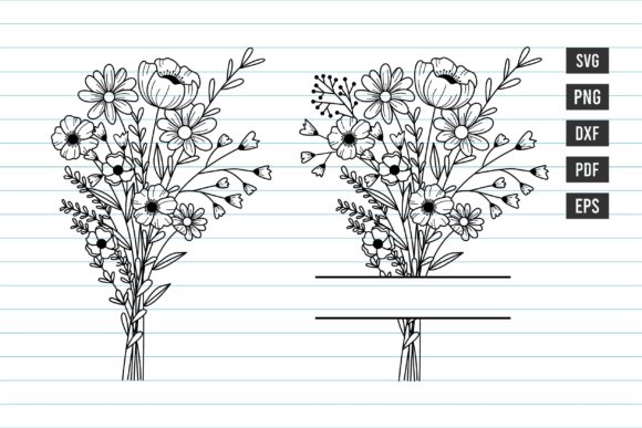 Download Flower Svg, Flower Bouquet Svg, Flowers - Bouquet Collection