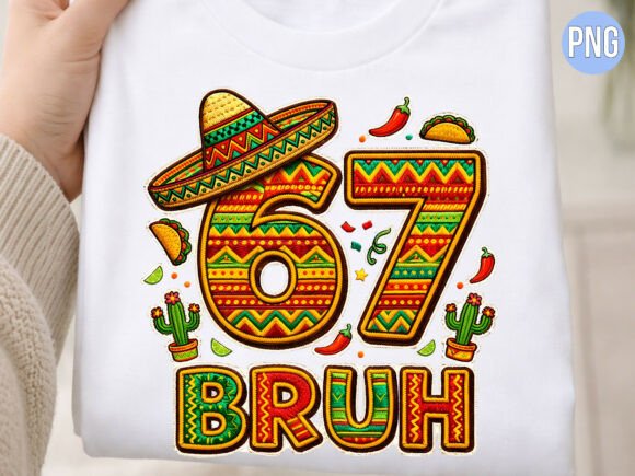 Download 67 Bruh Sombrero Mexican Style PNG - Style Collection