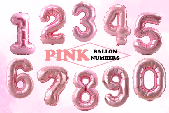 Download Pink Ballon Numbers Birthday Celebration - Celebration Collection