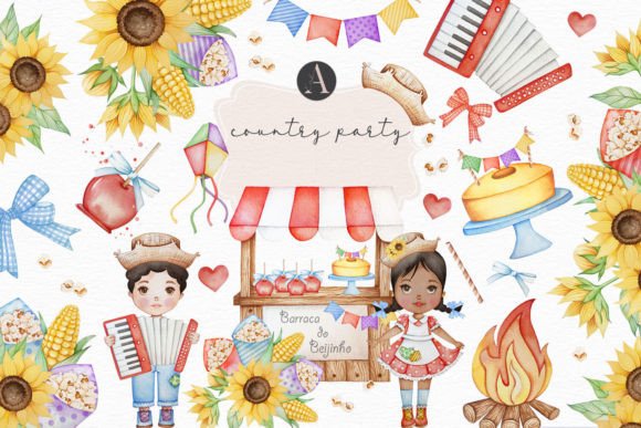 Download June Celebration Watercolor - Celebration Collection