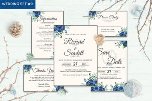 Download Wedding Invitation Set #9 Floral Style - Style Collection