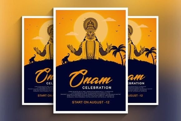 Download Onam Celebration Flyer - Celebration Collection