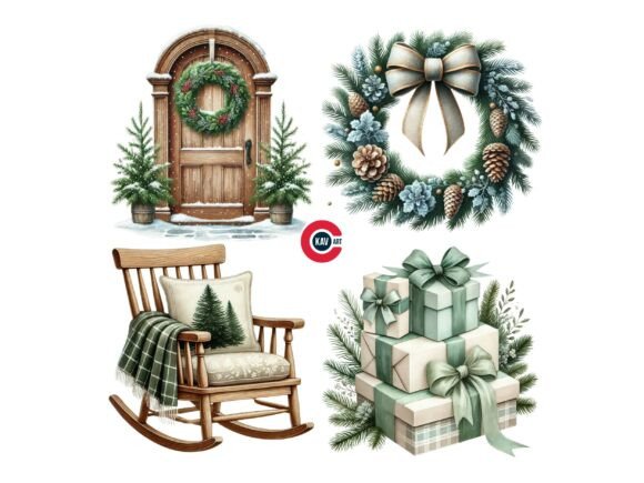 Download Cozy Winter Christmas Decoration Clipart - Decoration Collection