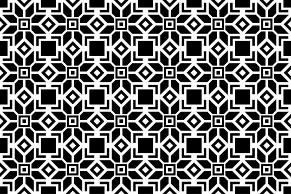 Download Black and White Geometric Pattern - Pattern Collection