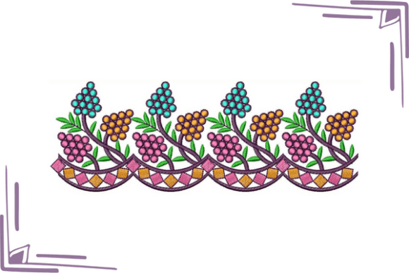 Download Mexican Style Floral Border - Style Collection
