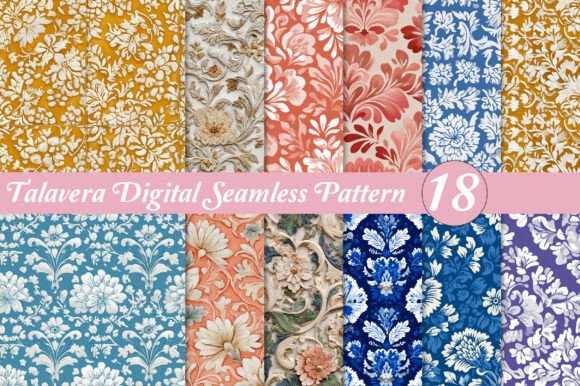 Download Talavera Digital Seamless Pattern - Pattern Collection
