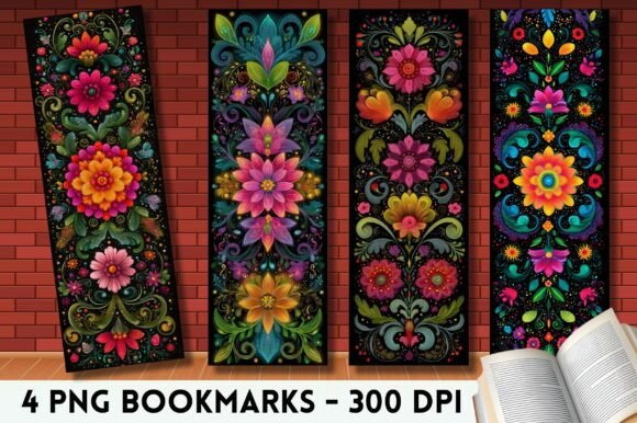 Download Mexican Style Embroidered Skull Bookmark - Style Collection