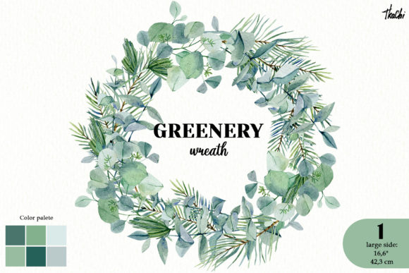 Download Watercolor Leaves Foliage Wreath Png - Foliage Collection