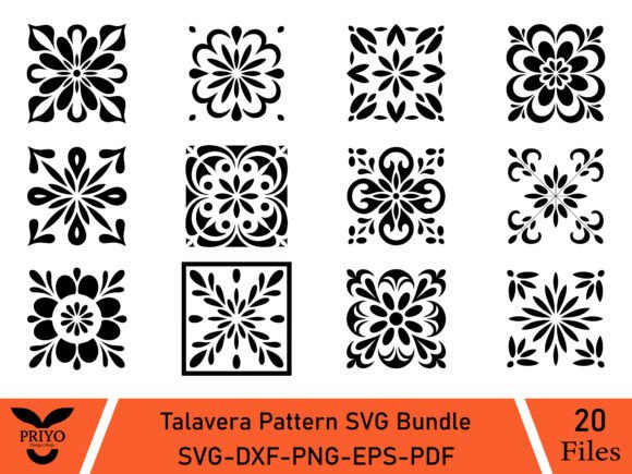 Download Talavera Pattern SVG Bundle - Pattern Collection