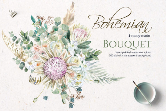 Download Bohemian Flowers  Bouquet - Bouquet Collection