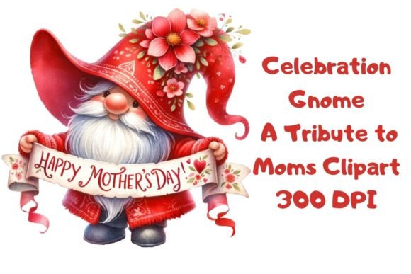 Download Celebration Gnome Tribute Moms Clipart - Celebration Collection
