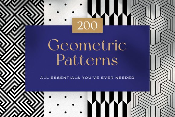 Download 200 Essential Geometric Patterns - Pattern Collection