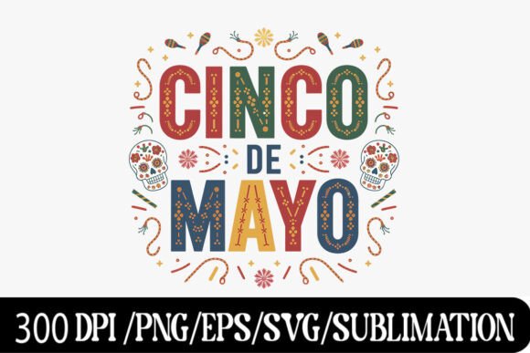 Download Cinco De Mayo Festive Design with Sugar - Premium Resources