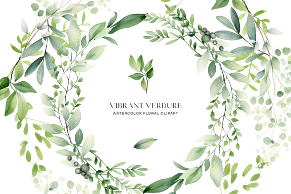 Download Watercolor Eucalyptus Foliage Clipart - Foliage Collection
