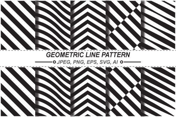 Download Geometric Line Patterns - Pattern Collection